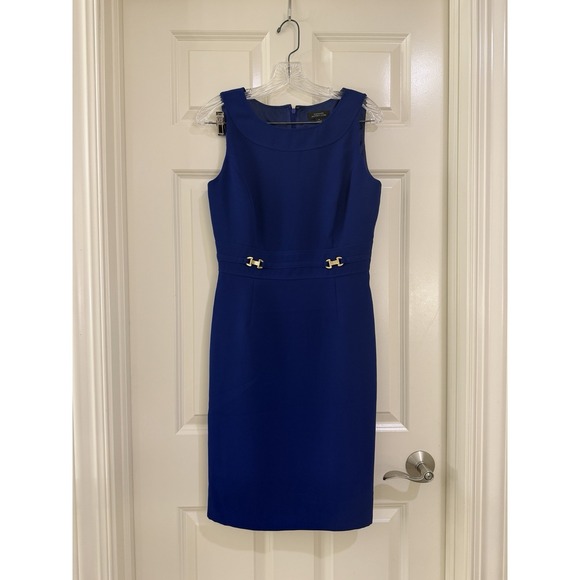 Tahari Dresses & Skirts - TAHARI women blue dress size 4
